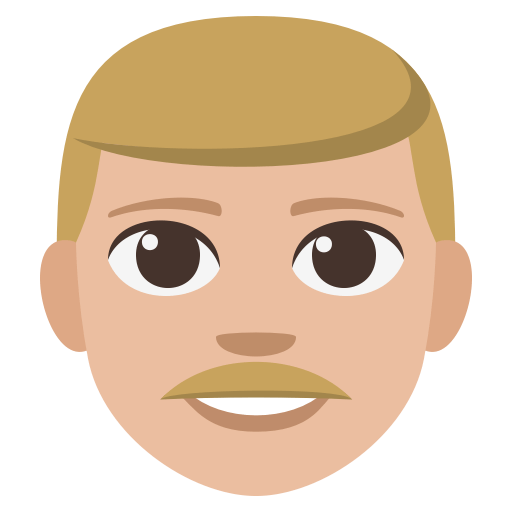 Man: Medium-Light Skin Tone, the previous design