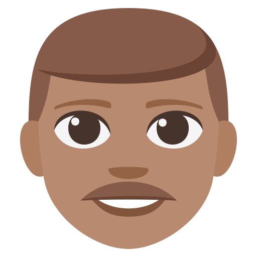 Man: Medium Skin Tone, the previous design