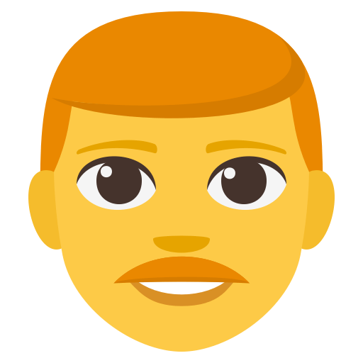 Man as drawn by JoyPixels in 3.1