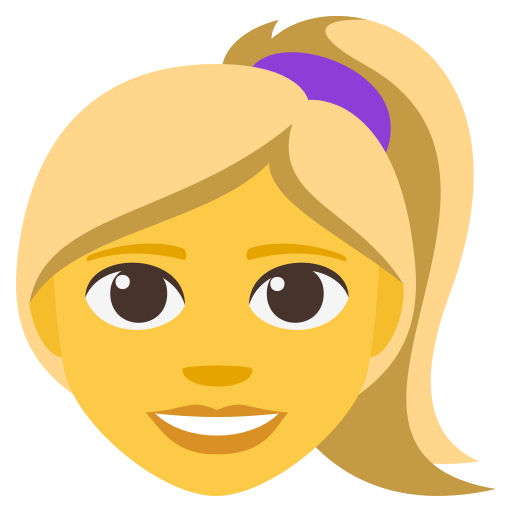 Woman: Blond Hair, the previous design