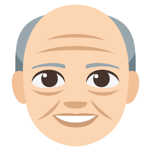 Old Man: Light Skin Tone, the previous design