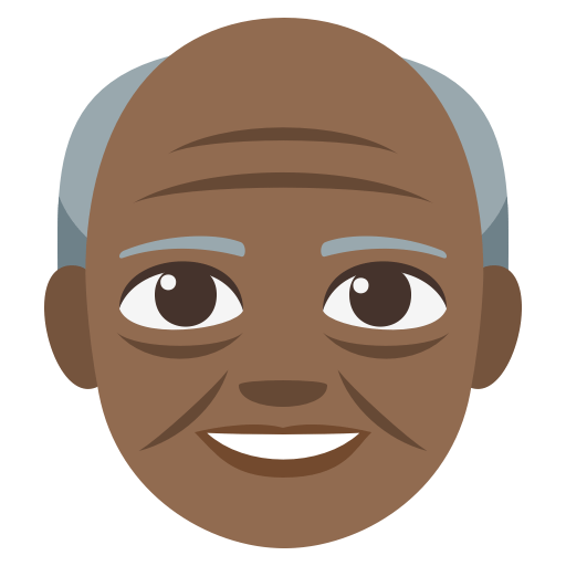 Old Man: Medium-Dark Skin Tone, the previous design