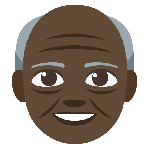 Old Man: Dark Skin Tone, the previous design