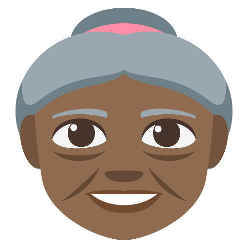 Old Woman: Medium-Dark Skin Tone, the previous design