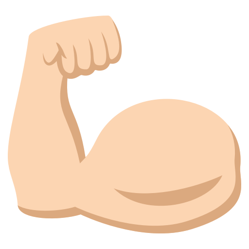 Flexed Biceps: Light Skin Tone, the design in this release