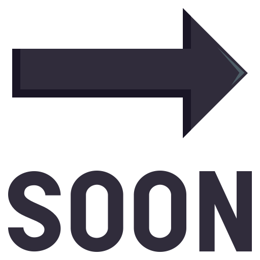 SOON Arrow as drawn by JoyPixels in 3.1