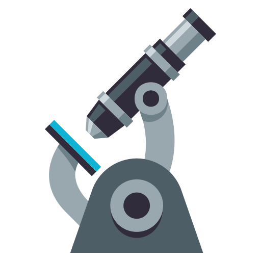 Microscope as drawn by JoyPixels in 3.1