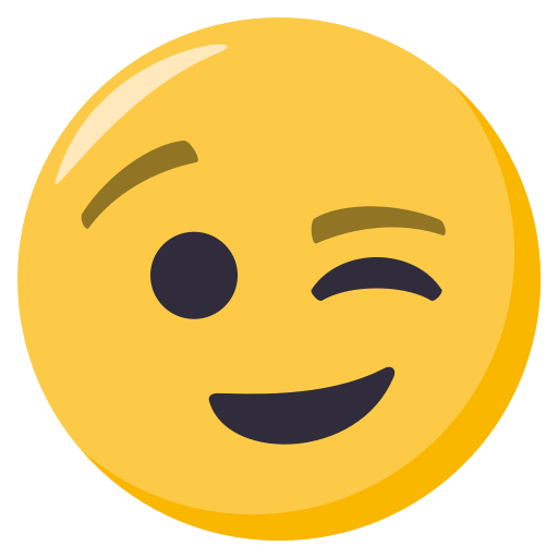 Winking Face, the previous design
