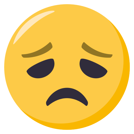 Disappointed Face, the previous design