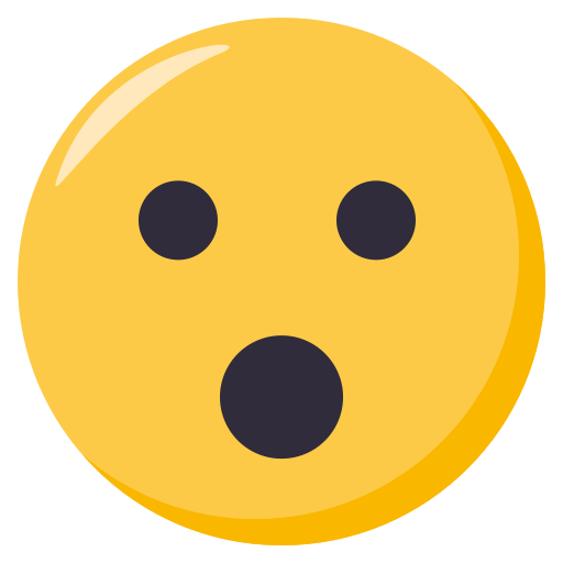 Face with Open Mouth as drawn by JoyPixels in 3.1