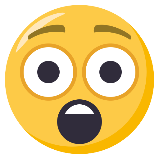 Astonished Face, the previous design