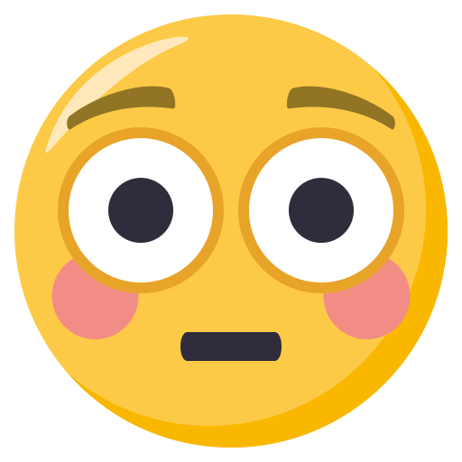 Flushed Face, the previous design