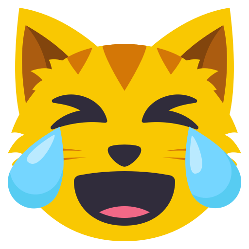 Cat with Tears of Joy, the previous design