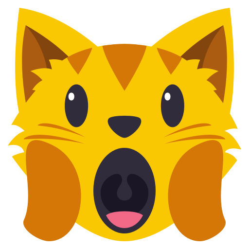 Weary Cat as drawn by JoyPixels in 3.1