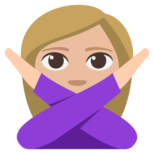 Person Gesturing NO: Medium-Light Skin Tone, the previous design