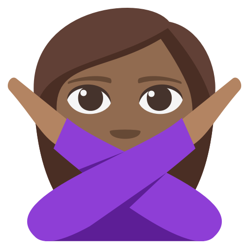 Person Gesturing NO: Medium-Dark Skin Tone, the previous design