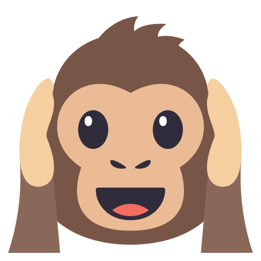 Hear-No-Evil Monkey, the previous design