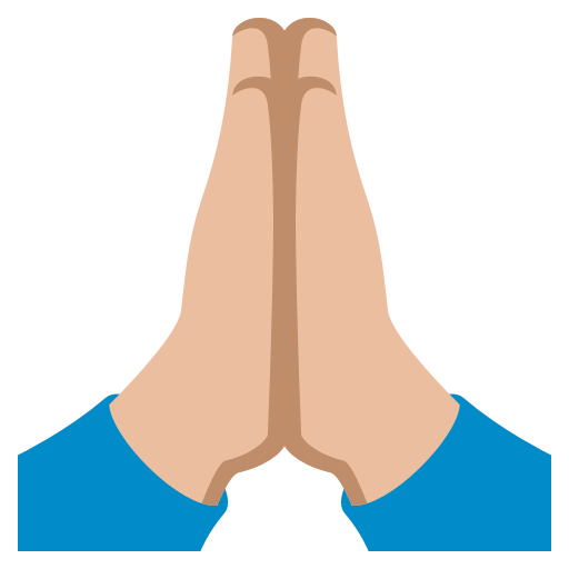 Folded Hands: Medium-Light Skin Tone, the design in this release