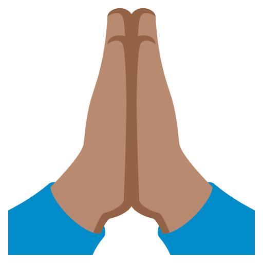 Folded Hands: Medium Skin Tone, the design in this release