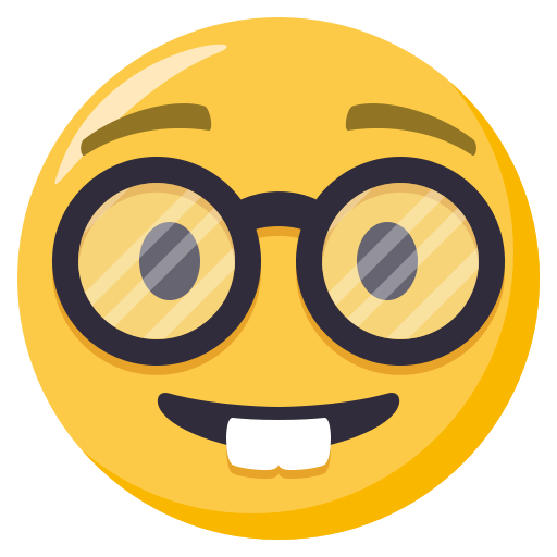 Nerd Face, the previous design