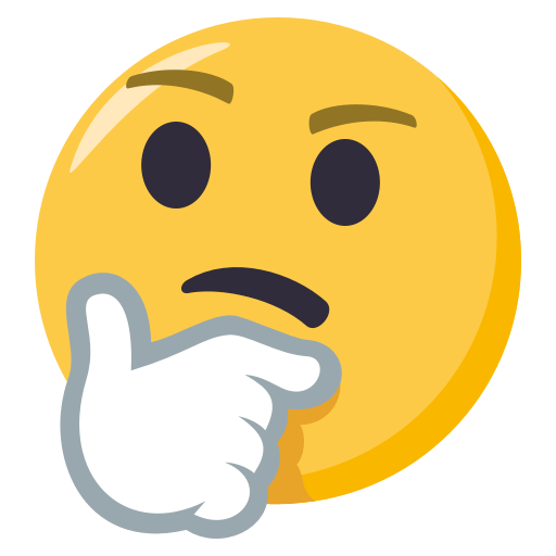 Thinking Face, the previous design