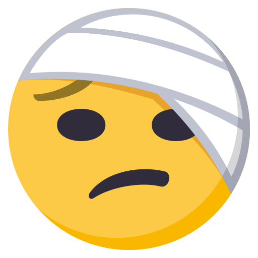 Face with Head-Bandage, the previous design