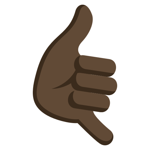 Call Me Hand: Dark Skin Tone, the previous design