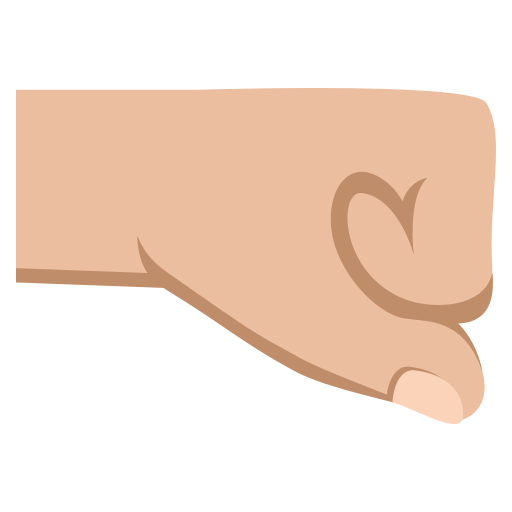 Right-Facing Fist: Medium-Light Skin Tone, the design in this release