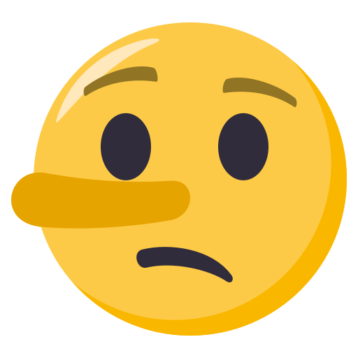 Lying Face, the previous design
