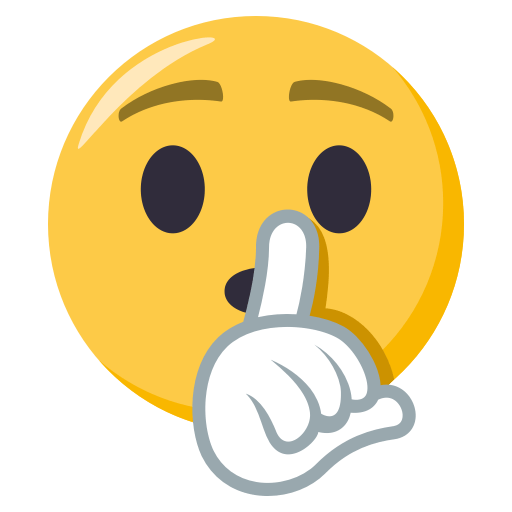 Shushing Face, the previous design