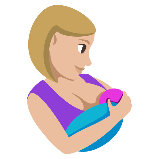 Breast-Feeding: Medium-Light Skin Tone, the design in this release