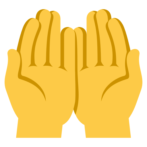 Palms up Together, the design in this release