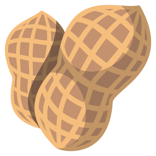 Peanuts as drawn by JoyPixels in 3.1