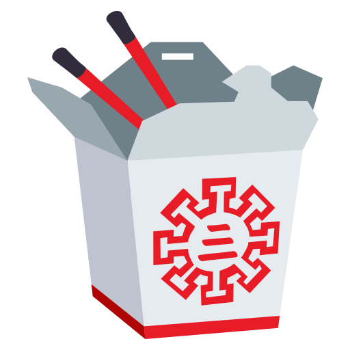 Takeout Box as drawn by JoyPixels in 3.1