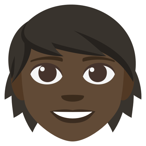 Person: Dark Skin Tone, the previous design