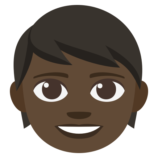 Child: Dark Skin Tone, the previous design