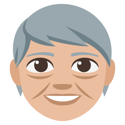 Older Person: Medium-Light Skin Tone, the previous design