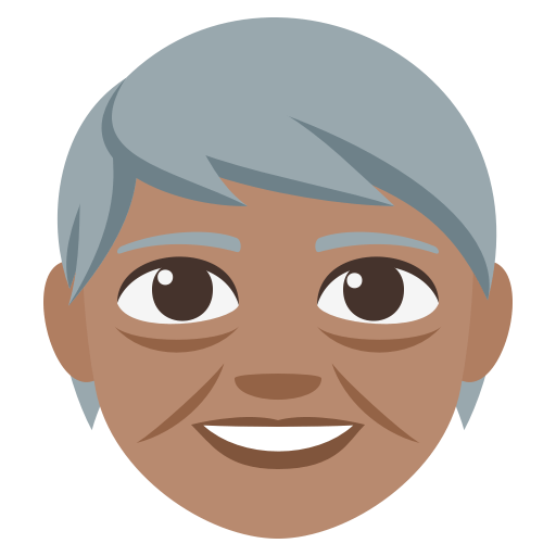 Older Person: Medium Skin Tone, the previous design