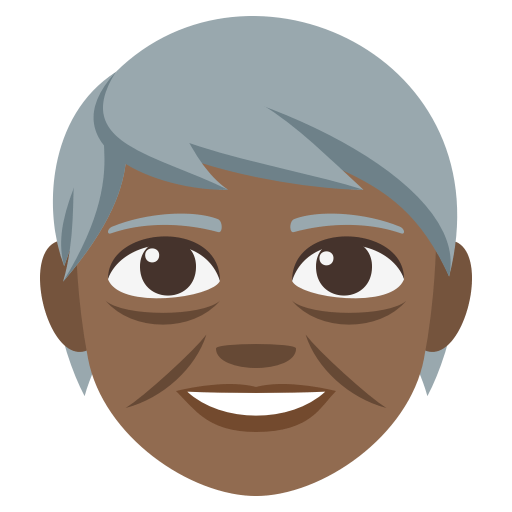 Older Person: Medium-Dark Skin Tone, the previous design