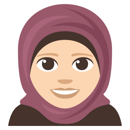 Woman with Headscarf: Light Skin Tone, the design in this release