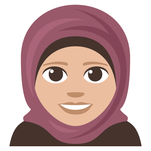 Woman with Headscarf: Medium-Light Skin Tone, the design in this release