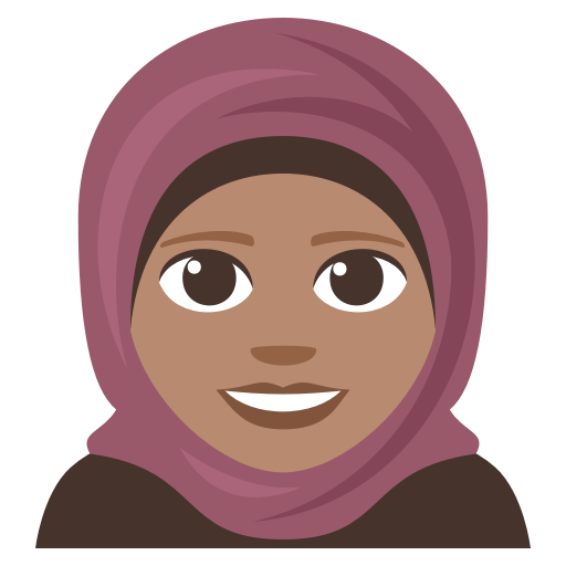 Woman with Headscarf: Medium Skin Tone, the design in this release