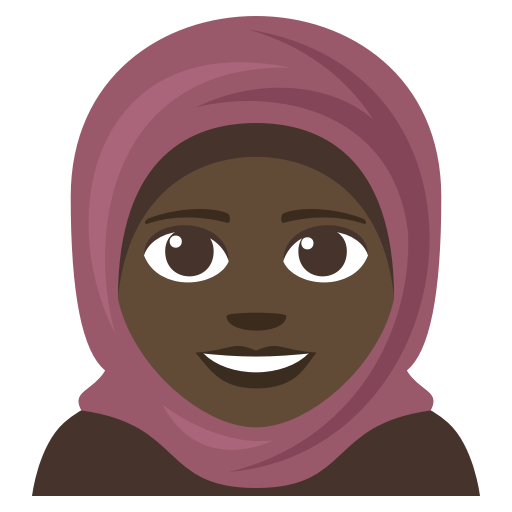 Woman with Headscarf: Dark Skin Tone, the design in this release