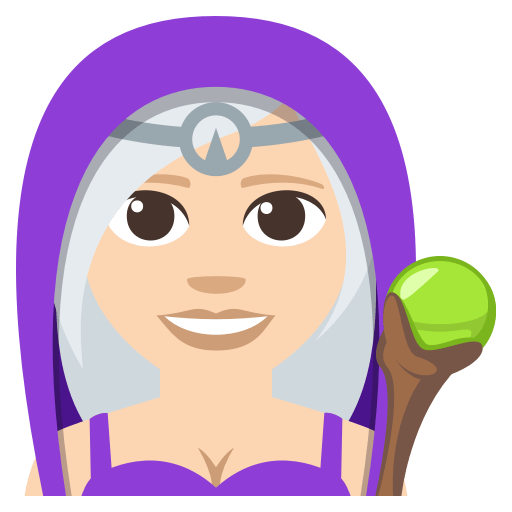 Woman Mage: Light Skin Tone, the design in this release