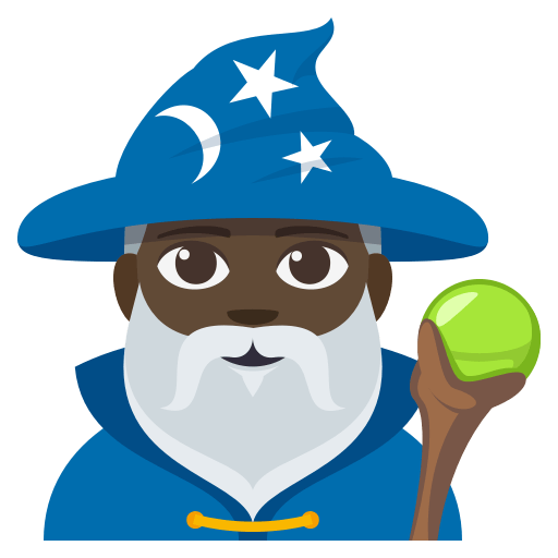 Man Mage: Dark Skin Tone, the design in this release