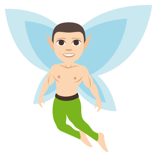 Man Fairy: Light Skin Tone, the design in this release