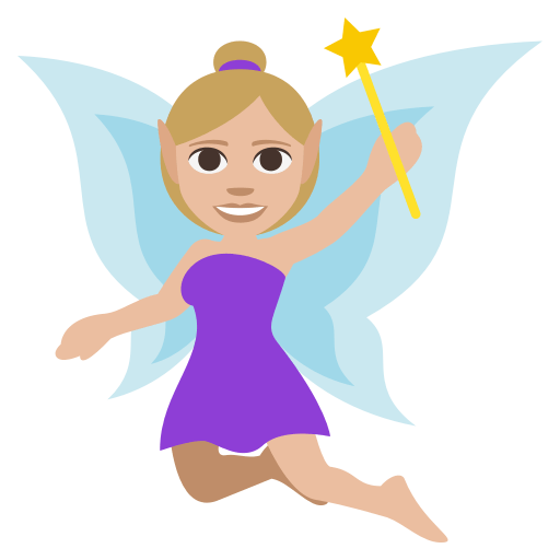 Fairy: Medium-Light Skin Tone, the design in this release