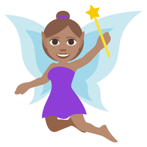 Woman Fairy: Medium Skin Tone, the design in this release
