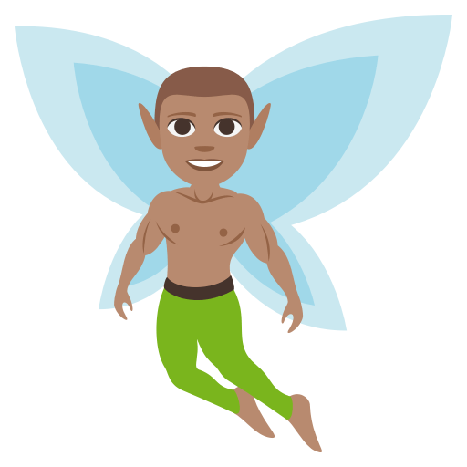 Man Fairy: Medium Skin Tone, the design in this release