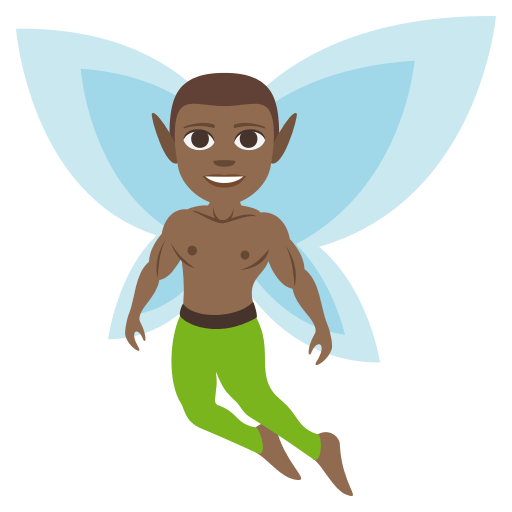 Man Fairy: Medium-Dark Skin Tone, the design in this release
